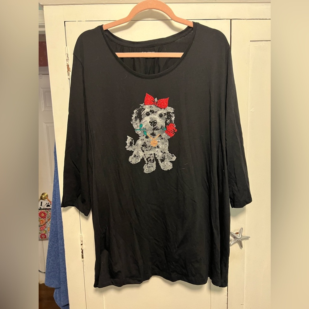 Catherine’s Dog tee tee 3x
